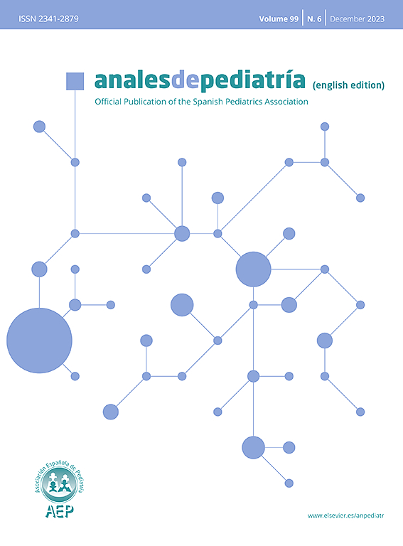 Go to journal home page - Anales de Pediatría (English Edition)